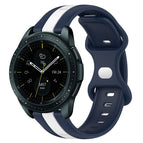 For Samsung Galaxy Watch 42mm / White+Blue