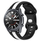 For Samsung Galaxy Watch3 45mm / Black+White