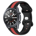 For Samsung Galaxy Watch3 45mm / Black+Red
