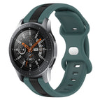 For Samsung Galaxy Watch 46mm / Green+Black