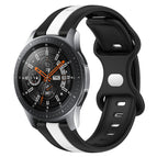 For Samsung Galaxy Watch 46mm / Black+White