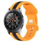 For Samsung Galaxy Watch 46mm / Black+Yellow