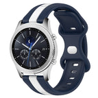 For Samsung Gear S3 Classic / White+Blue
