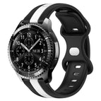 For Samsung Gear S3 Frontier / Black+White