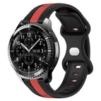 For Samsung Gear S3 Frontier / Black+Red