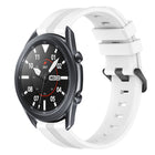 22mm Concave Striped Slicone Watch Band