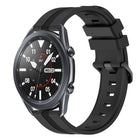 22mm Concave Striped Slicone Watch Band