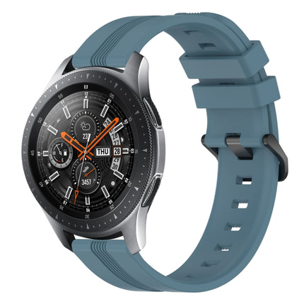 22mm Concave Striped Slicone Watch Band, For Samsung Galaxy Watch3 45mm, For Samsung Galaxy Watch 46mm, For Samsung Gear S3 Classic, For Samsung Gear S3 Frontier - DealBuddy