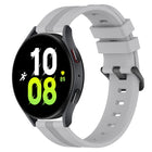 20mm Concave Striped Slicone Watch Band, For Samsung Galaxy Watch5 44mm, For Samsung Galaxy Watch 6 Classic 47mm, For Samsung Galaxy Watch5 40mm, For Samsung Galaxy Watch5 Pro 45mm