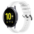 20mm Concave Striped Slicone Watch Band, For Samsung Galaxy Watch Active 2 40mm, For Samsung Galaxy Watch Active 2 44mm, For Samsung Galaxy Watch 42mm, For Samsung Galaxy Watch 6 44mm