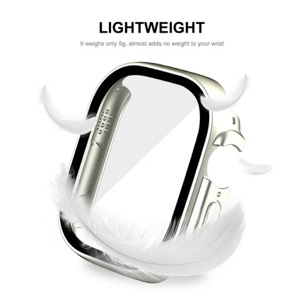 For Apple Watch Ultra 3 / 2 / 1 49mm ENKAY Hat-Prince Waterproof Full Coverage PC Frame + 9H Tempered Glass Case