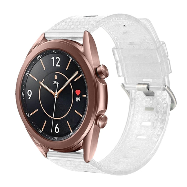 20mm Transparent Shiny Diamond TPU Watch Band