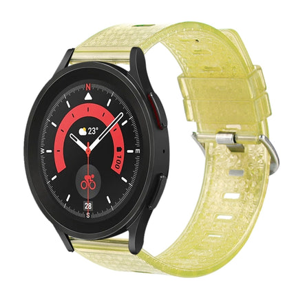 20mm Transparent Shiny Diamond TPU Watch Band