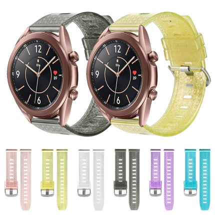 20mm Transparent Shiny Diamond TPU Watch Band