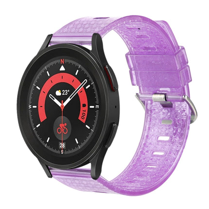 20mm Transparent Shiny Diamond TPU Watch Band