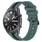 For Samsung Galaxy Watch3 45mm / Green+Black