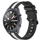 For Samsung Galaxy Watch3 45mm / Black+White