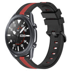 For Samsung Galaxy Watch3 45mm / Black+Red