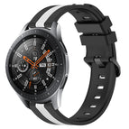 For Samsung Galaxy Watch 46mm / Black+White