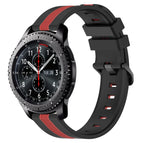 For Samsung Gear S3 Frontier / Black+Red