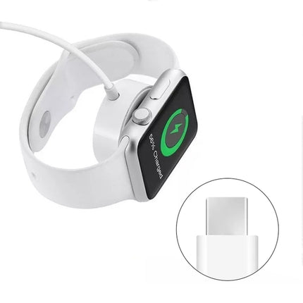 1m USB-C / Type-C Magnetic Fast Charger Charging Cable for Watch Apple Series Ultra/8/7/6/SE/SE2/5/4/3/2