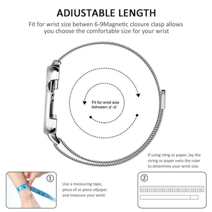 Milanese Loop Magnetic Stainless Steel Watchband With Frame for Apple Watch Series 4 40mm