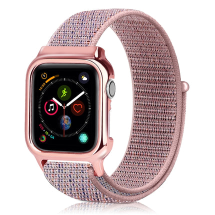 Simple Fashion Nylon Watch Strap with Frame for Apple Watch Series 4 40mm