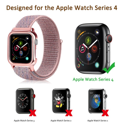Simple Fashion Nylon Watch Strap with Frame for Apple Watch Series 4 40mm