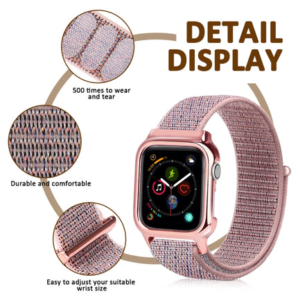 Simple Fashion Nylon Watch Strap with Frame for Apple Watch Series 4 40mm