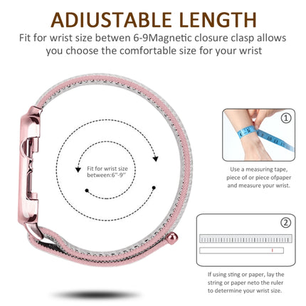 Simple Fashion Nylon Watch Strap with Frame for Apple Watch Series 4 40mm