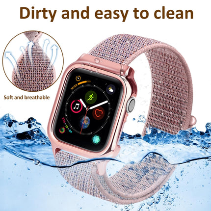 Simple Fashion Nylon Watch Strap with Frame for Apple Watch Series 4 40mm