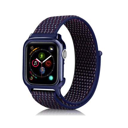 Simple Fashion Nylon Watch Strap with Frame for Apple Watch Series 4 40mm
