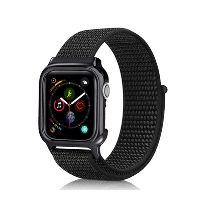 Simple Fashion Nylon Watch Strap with Frame for Apple Watch Series 4 40mm