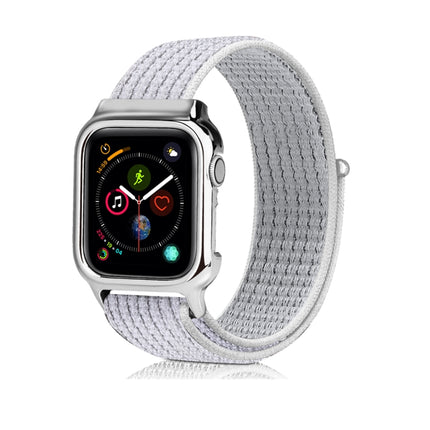 Simple Fashion Nylon Watch Strap with Frame for Apple Watch Series 4 40mm