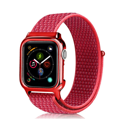 Simple Fashion Nylon Watch Strap with Frame for Apple Watch Series 4 40mm