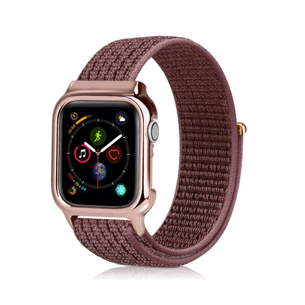 Simple Fashion Nylon Watch Strap with Frame for Apple Watch Series 4 40mm