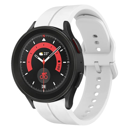 20mm Loop Silicone Watch Band, For Samsung Galaxy Watch5 44mm, For Samsung Galaxy Watch 6 Classic 47mm, For Samsung Galaxy Watch5 40mm, For Samsung Galaxy Watch5 Pro 45mm