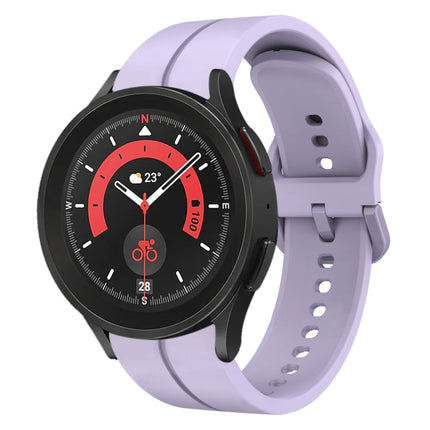 20mm Loop Silicone Watch Band, For Samsung Galaxy Watch5 44mm, For Samsung Galaxy Watch 6 Classic 47mm, For Samsung Galaxy Watch5 40mm, For Samsung Galaxy Watch5 Pro 45mm