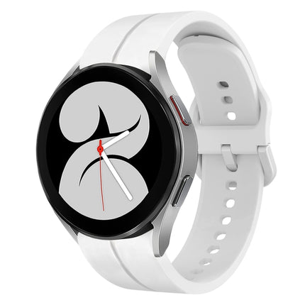 20mm Loop Silicone Watch Band, For Samsung Galaxy Watch4 44mm, For Samsung Galaxy Watch4 40mm, For Samsung  Galaxy Watch 4 Classic 42mm, For Samsung  Galaxy Watch 4 Classic 46mm
