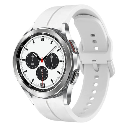 20mm Loop Silicone Watch Band, For Samsung Galaxy Watch4 44mm, For Samsung Galaxy Watch4 40mm, For Samsung  Galaxy Watch 4 Classic 42mm, For Samsung  Galaxy Watch 4 Classic 46mm