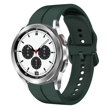 20mm Loop Silicone Watch Band, For Samsung Galaxy Watch4 44mm, For Samsung Galaxy Watch4 40mm, For Samsung  Galaxy Watch 4 Classic 42mm, For Samsung  Galaxy Watch 4 Classic 46mm