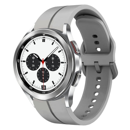 20mm Loop Silicone Watch Band, For Samsung Galaxy Watch4 44mm, For Samsung Galaxy Watch4 40mm, For Samsung  Galaxy Watch 4 Classic 42mm, For Samsung  Galaxy Watch 4 Classic 46mm