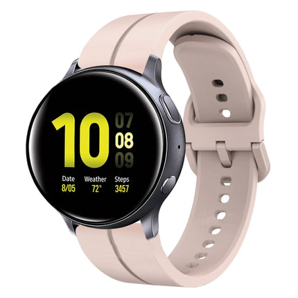 20mm Loop Silicone Watch Band, For Samsung Galaxy Watch Active 2 40mm, For Samsung Galaxy Watch Active 2 44mm, For Samsung Galaxy Watch 42mm, For Samsung Galaxy Watch 6 44mm