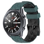 For Samsung Galaxy Watch3 45mm / Olive Green + Black
