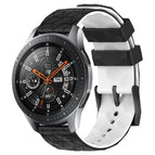 For Samsung Galaxy Watch 46mm / Black+White
