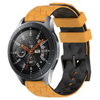 For Samsung Galaxy Watch 46mm / Yellow+Black