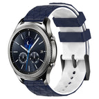 For Samsung Gear S3 Classic / Midnight Blue + White