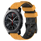 For Samsung Gear S3 Frontier / Yellow+Black
