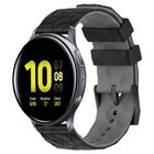20mm Football Pattern Two-Color Silicone Watch Band
