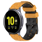 For Samsung Galaxy Watch Active 2 44mm / Yellow+Black